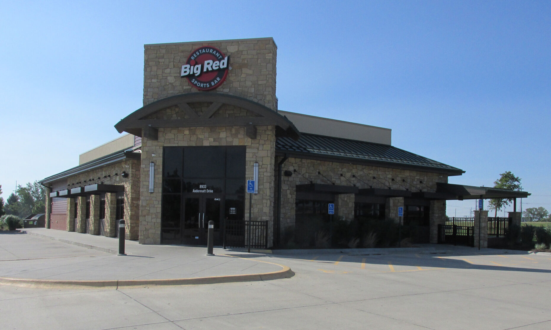 Big Red East outdoor entrance
